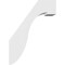 Ekena Millwork 5-in. W x 16-in. D x 22-in. H Del Monte Architectural Grade PVC Knee Brace BRCP05X16X22DEL - alternate 6